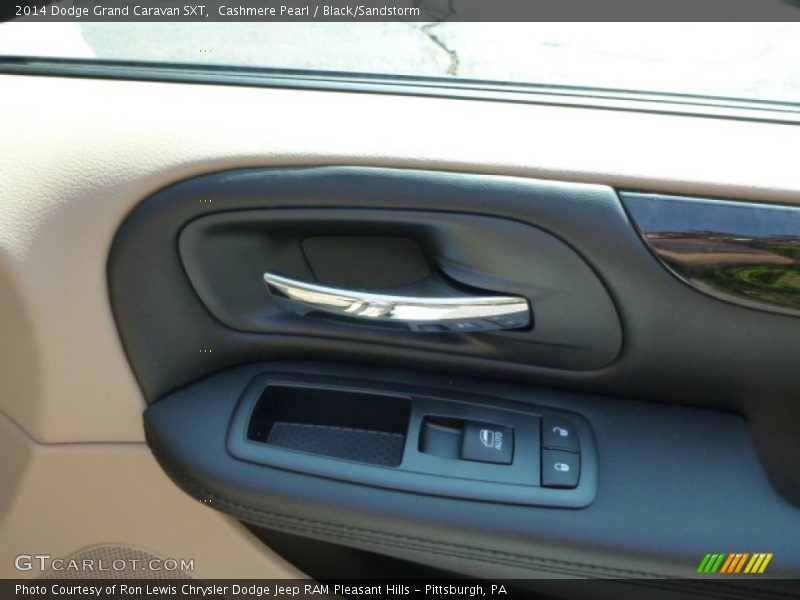 Cashmere Pearl / Black/Sandstorm 2014 Dodge Grand Caravan SXT