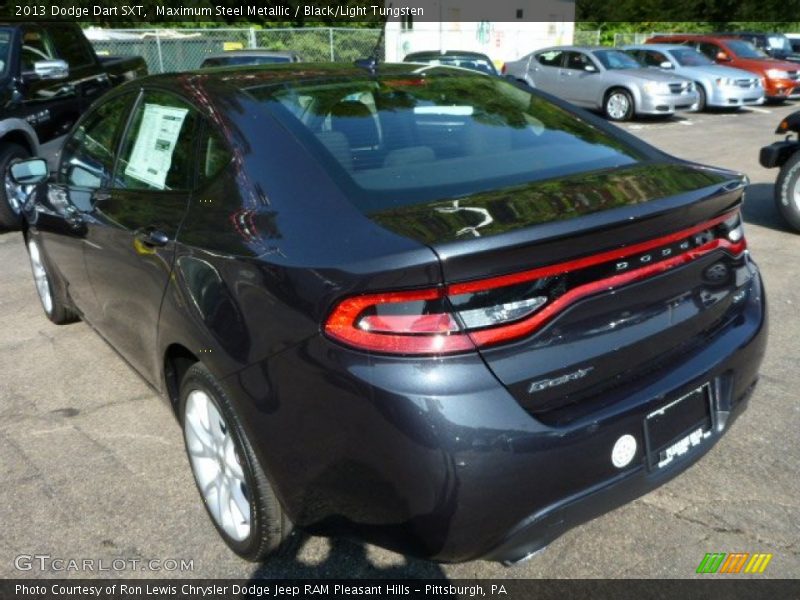 Maximum Steel Metallic / Black/Light Tungsten 2013 Dodge Dart SXT