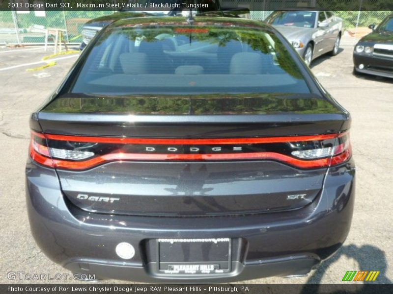 Maximum Steel Metallic / Black/Light Tungsten 2013 Dodge Dart SXT
