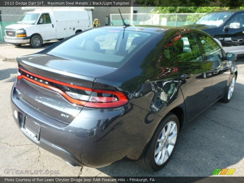 Maximum Steel Metallic / Black/Light Tungsten 2013 Dodge Dart SXT