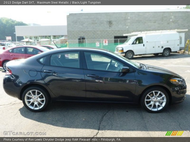 Maximum Steel Metallic / Black/Light Tungsten 2013 Dodge Dart SXT