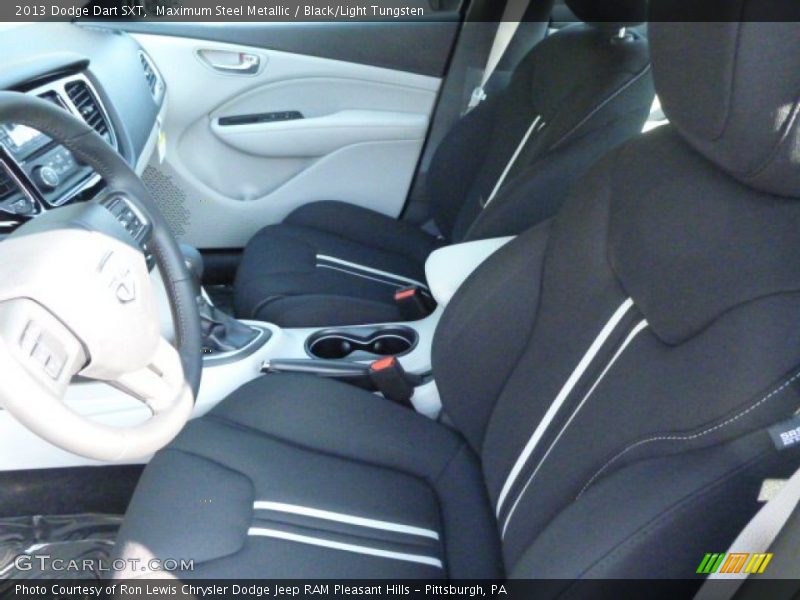 Maximum Steel Metallic / Black/Light Tungsten 2013 Dodge Dart SXT