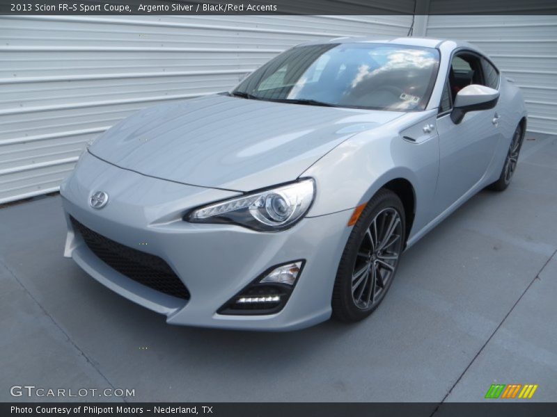 Argento Silver / Black/Red Accents 2013 Scion FR-S Sport Coupe