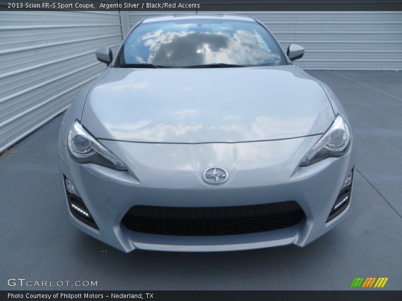Argento Silver / Black/Red Accents 2013 Scion FR-S Sport Coupe