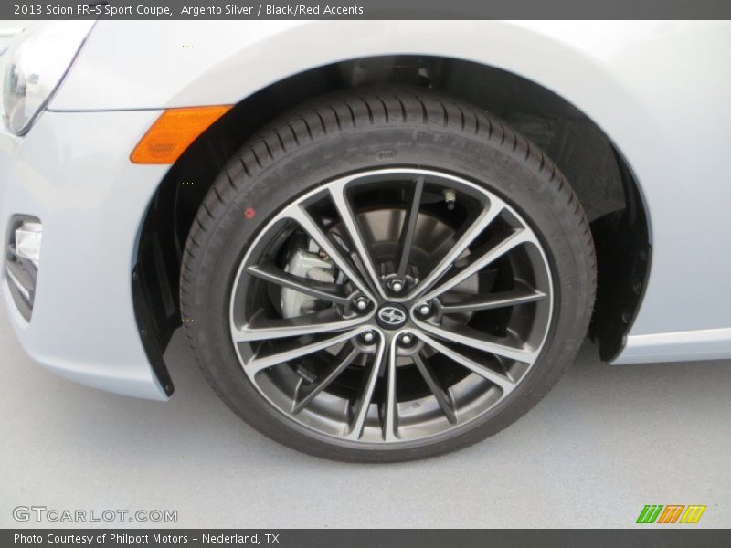 Argento Silver / Black/Red Accents 2013 Scion FR-S Sport Coupe