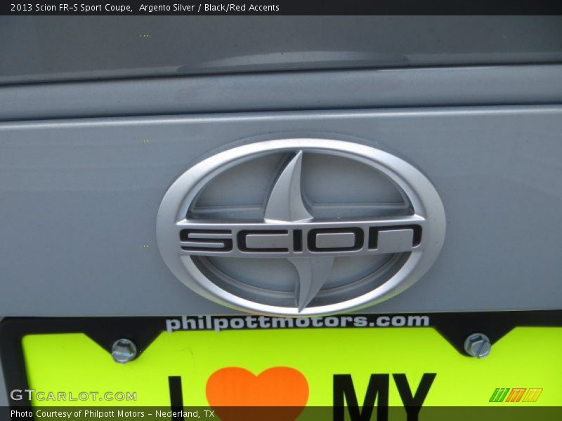 Argento Silver / Black/Red Accents 2013 Scion FR-S Sport Coupe