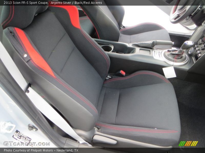 Argento Silver / Black/Red Accents 2013 Scion FR-S Sport Coupe