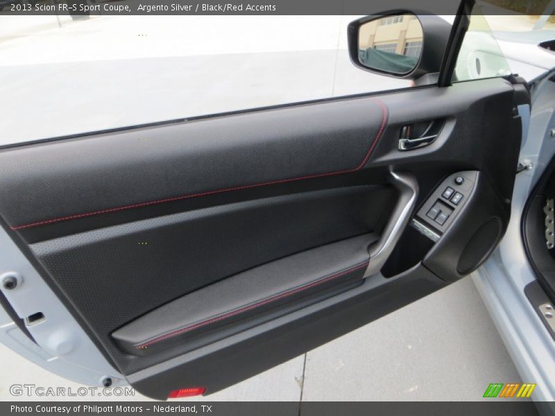Argento Silver / Black/Red Accents 2013 Scion FR-S Sport Coupe