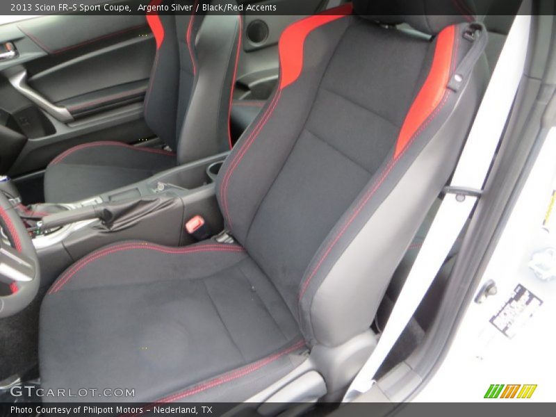 Argento Silver / Black/Red Accents 2013 Scion FR-S Sport Coupe