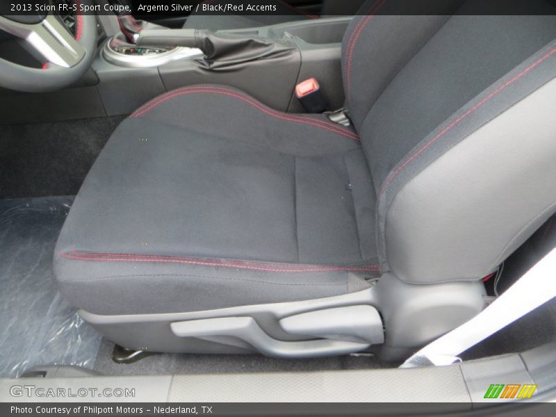 Argento Silver / Black/Red Accents 2013 Scion FR-S Sport Coupe
