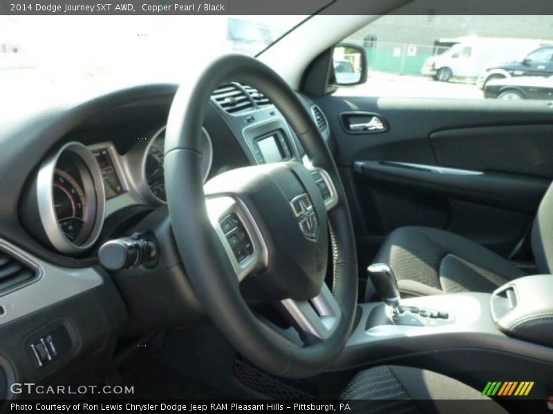 Copper Pearl / Black 2014 Dodge Journey SXT AWD