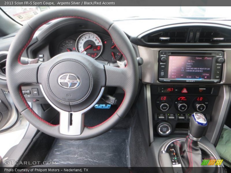 Argento Silver / Black/Red Accents 2013 Scion FR-S Sport Coupe