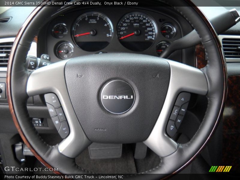  2014 Sierra 3500HD Denali Crew Cab 4x4 Dually Steering Wheel