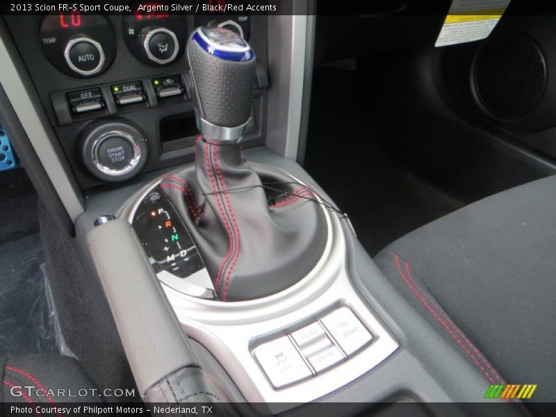 Argento Silver / Black/Red Accents 2013 Scion FR-S Sport Coupe