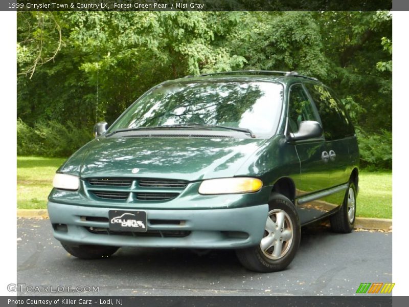 Forest Green Pearl / Mist Gray 1999 Chrysler Town & Country LX