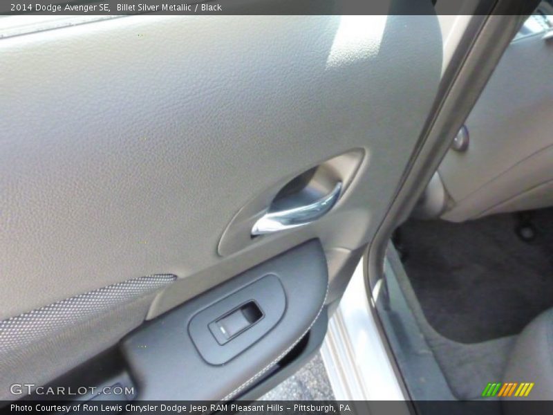 Billet Silver Metallic / Black 2014 Dodge Avenger SE