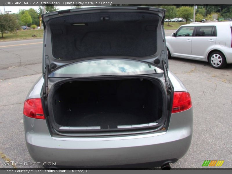 Quartz Gray Metallic / Ebony 2007 Audi A4 3.2 quattro Sedan