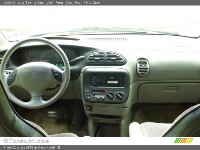 Forest Green Pearl / Mist Gray 1999 Chrysler Town & Country LX