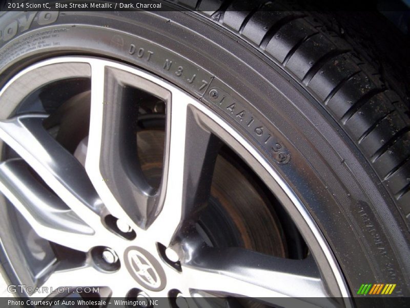 Blue Streak Metallic / Dark Charcoal 2014 Scion tC