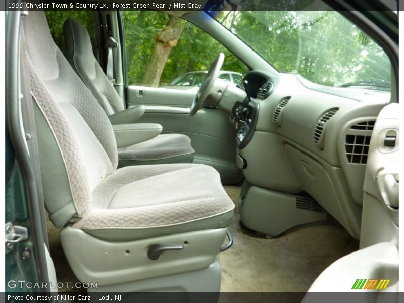 Forest Green Pearl / Mist Gray 1999 Chrysler Town & Country LX