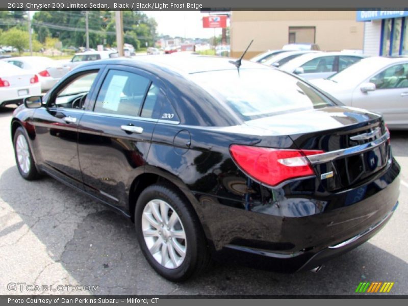 Black / Black/Light Frost Beige 2013 Chrysler 200 Limited Sedan