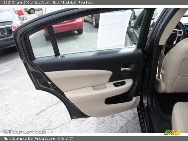 Black / Black/Light Frost Beige 2013 Chrysler 200 Limited Sedan