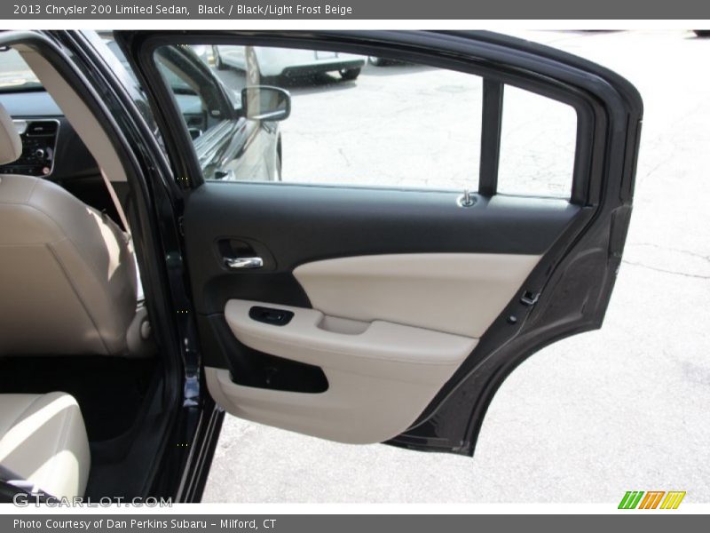 Black / Black/Light Frost Beige 2013 Chrysler 200 Limited Sedan