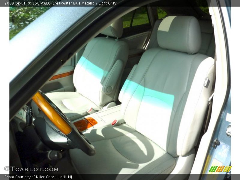 Breakwater Blue Metallic / Light Gray 2009 Lexus RX 350 AWD
