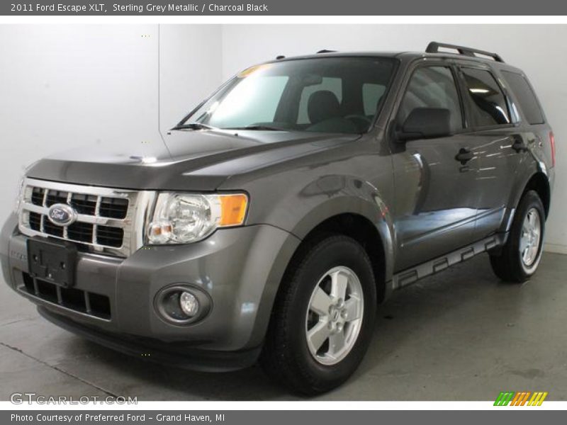 Sterling Grey Metallic / Charcoal Black 2011 Ford Escape XLT