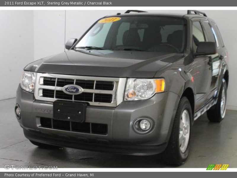 Sterling Grey Metallic / Charcoal Black 2011 Ford Escape XLT