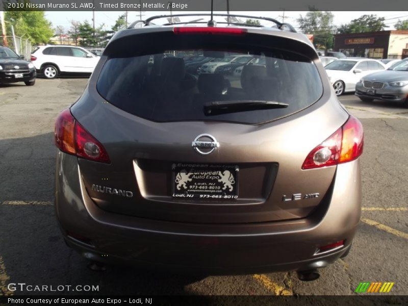 Tinted Bronze Metallic / Beige 2010 Nissan Murano SL AWD