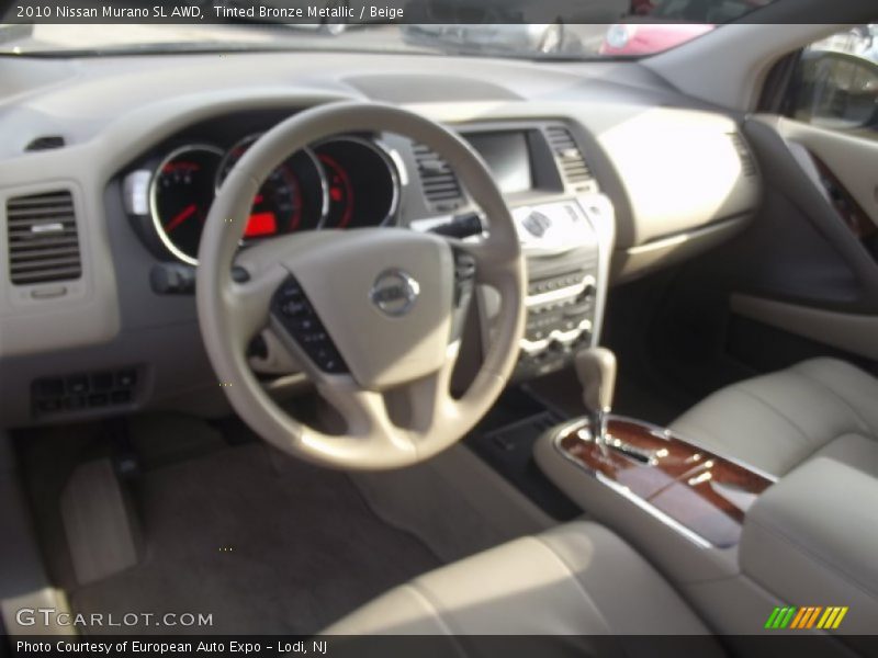 Tinted Bronze Metallic / Beige 2010 Nissan Murano SL AWD
