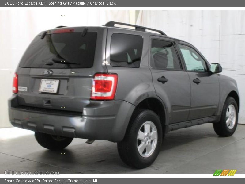 Sterling Grey Metallic / Charcoal Black 2011 Ford Escape XLT