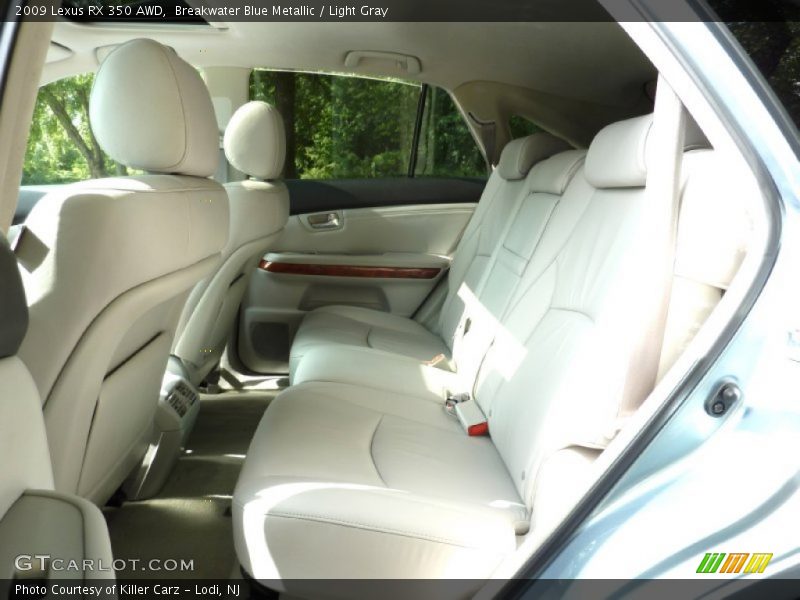 Breakwater Blue Metallic / Light Gray 2009 Lexus RX 350 AWD