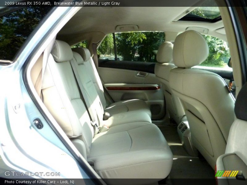 Breakwater Blue Metallic / Light Gray 2009 Lexus RX 350 AWD