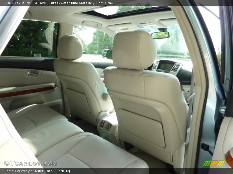 Breakwater Blue Metallic / Light Gray 2009 Lexus RX 350 AWD