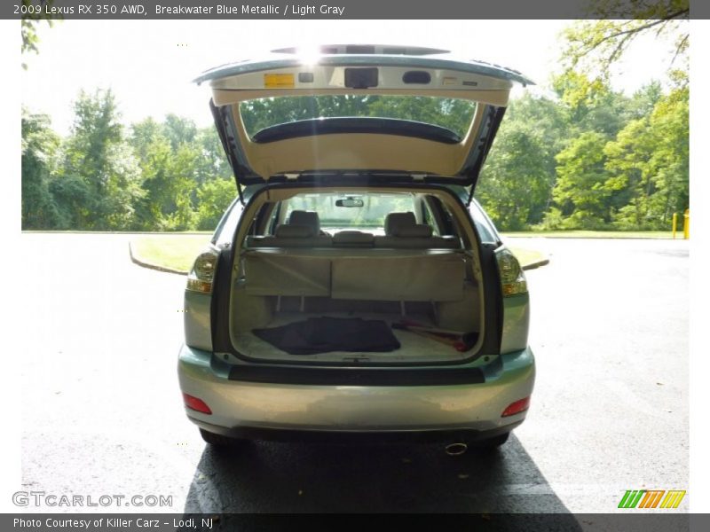Breakwater Blue Metallic / Light Gray 2009 Lexus RX 350 AWD