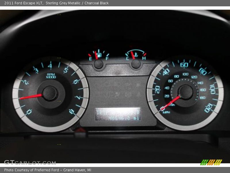 Sterling Grey Metallic / Charcoal Black 2011 Ford Escape XLT