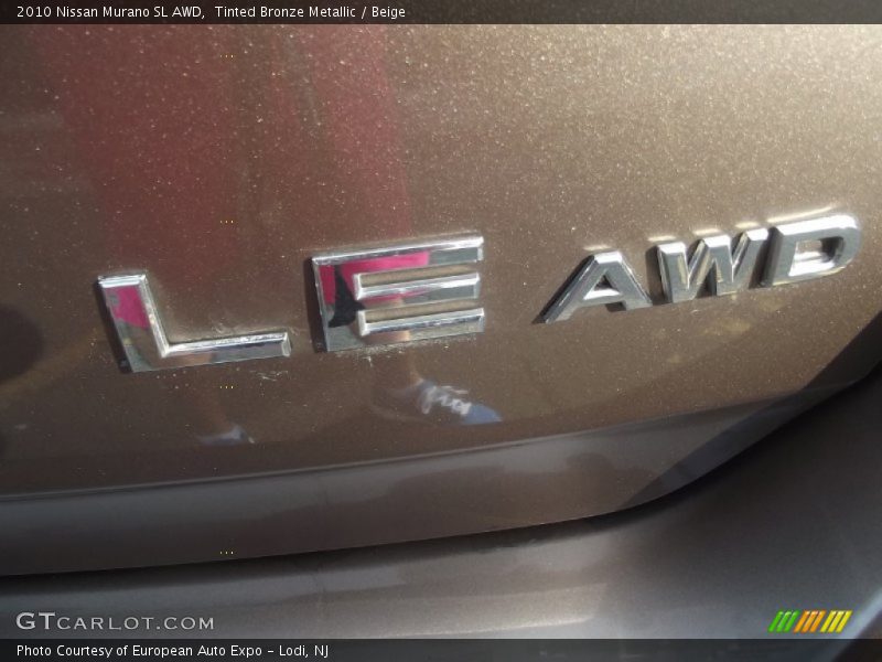 Tinted Bronze Metallic / Beige 2010 Nissan Murano SL AWD