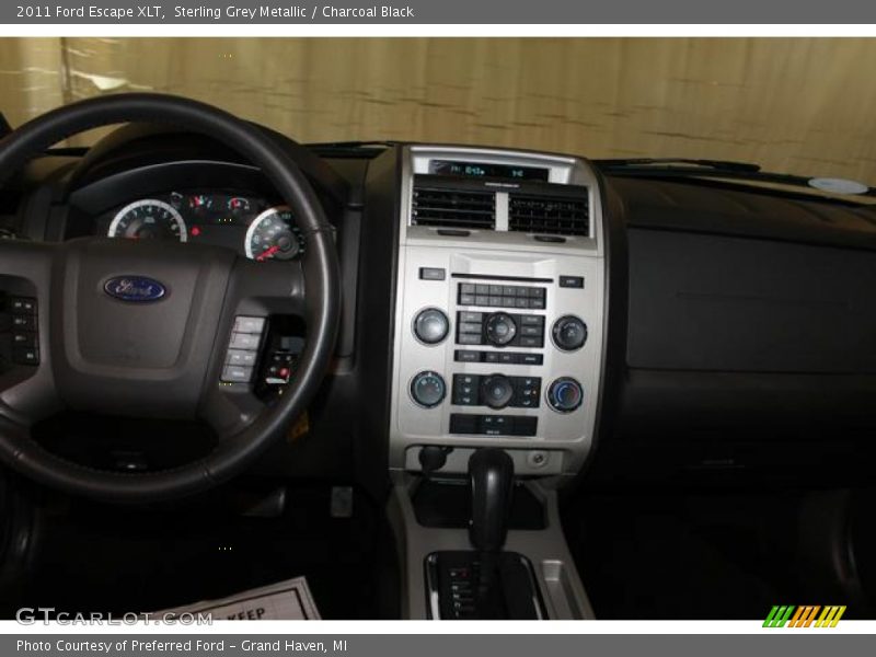 Sterling Grey Metallic / Charcoal Black 2011 Ford Escape XLT