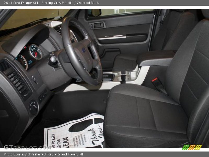 Sterling Grey Metallic / Charcoal Black 2011 Ford Escape XLT