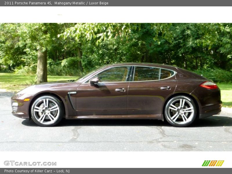 Mahogany Metallic / Luxor Beige 2011 Porsche Panamera 4S