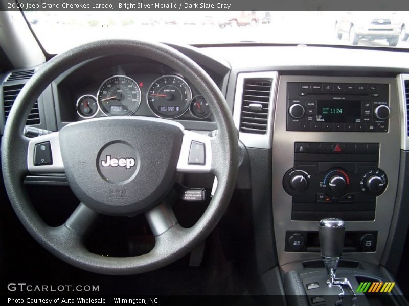 Bright Silver Metallic / Dark Slate Gray 2010 Jeep Grand Cherokee Laredo