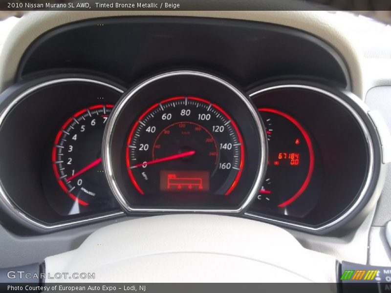Tinted Bronze Metallic / Beige 2010 Nissan Murano SL AWD