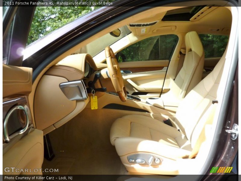 Mahogany Metallic / Luxor Beige 2011 Porsche Panamera 4S