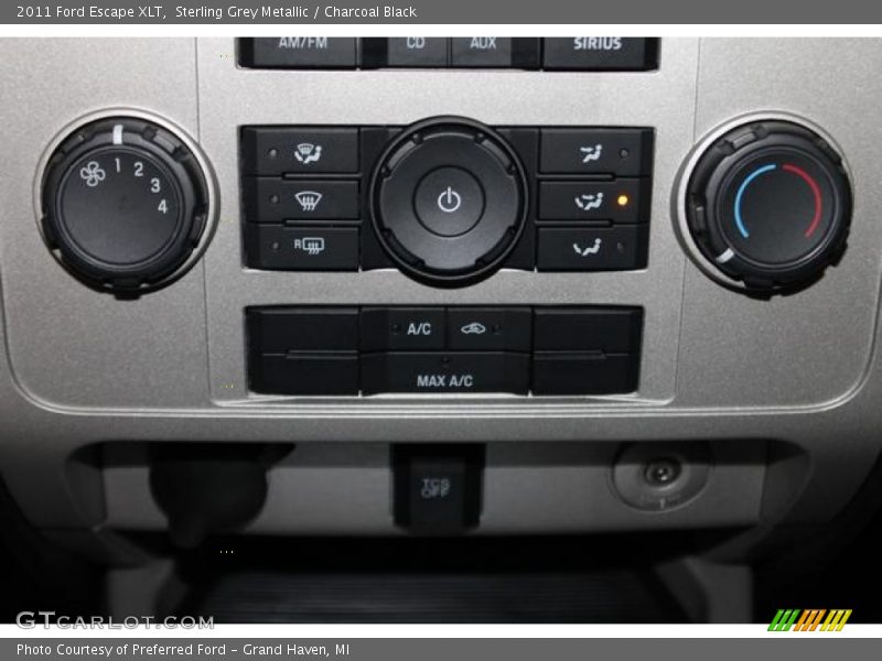 Sterling Grey Metallic / Charcoal Black 2011 Ford Escape XLT