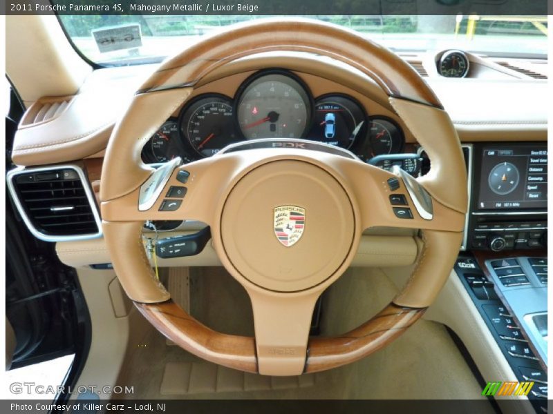 Mahogany Metallic / Luxor Beige 2011 Porsche Panamera 4S