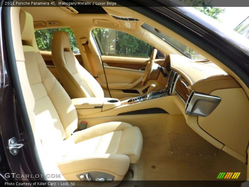 Mahogany Metallic / Luxor Beige 2011 Porsche Panamera 4S
