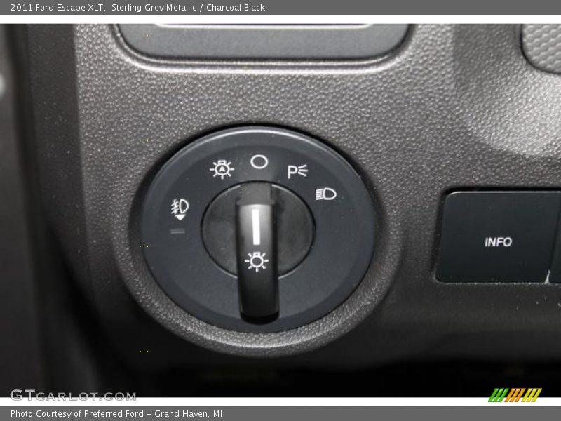 Sterling Grey Metallic / Charcoal Black 2011 Ford Escape XLT