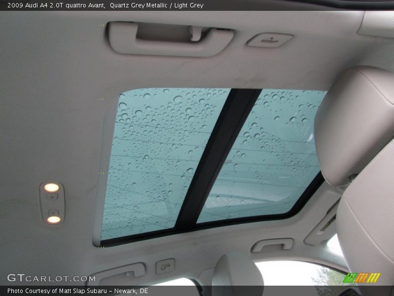 Quartz Grey Metallic / Light Grey 2009 Audi A4 2.0T quattro Avant